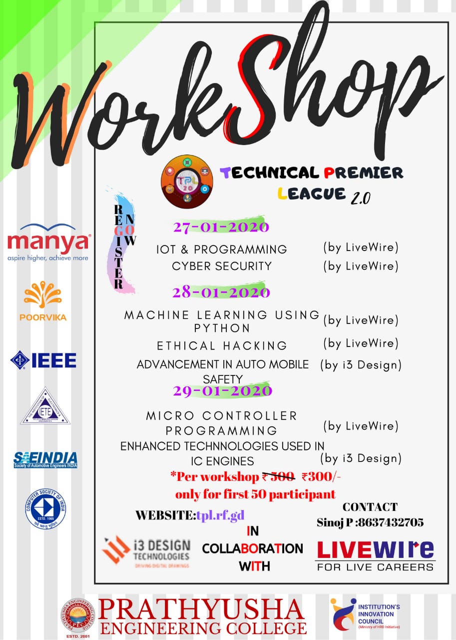 Technical Premier League 2.0 Workshop